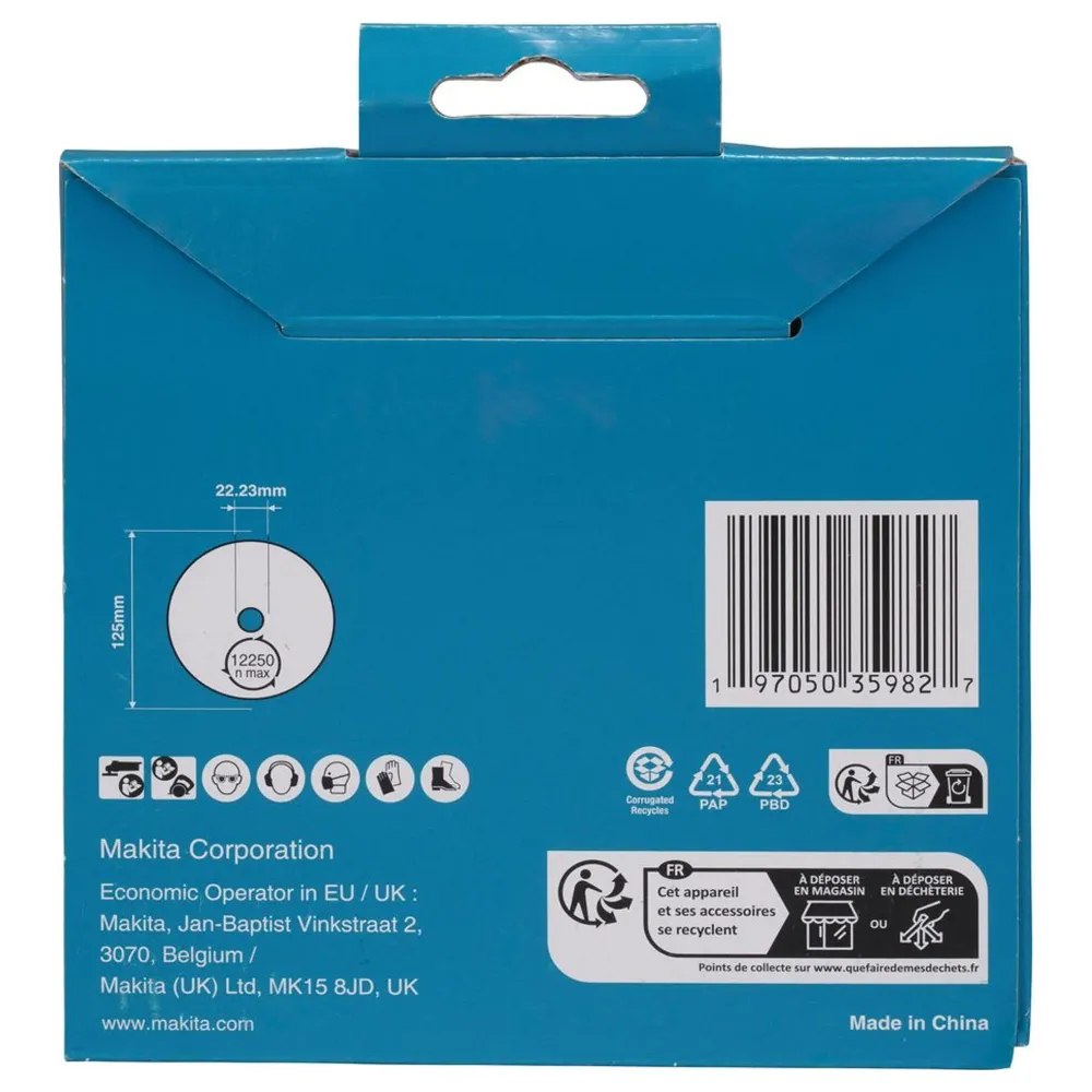 Makita D-80167 125mm Tarcza diamentowa do marmuru i granitu