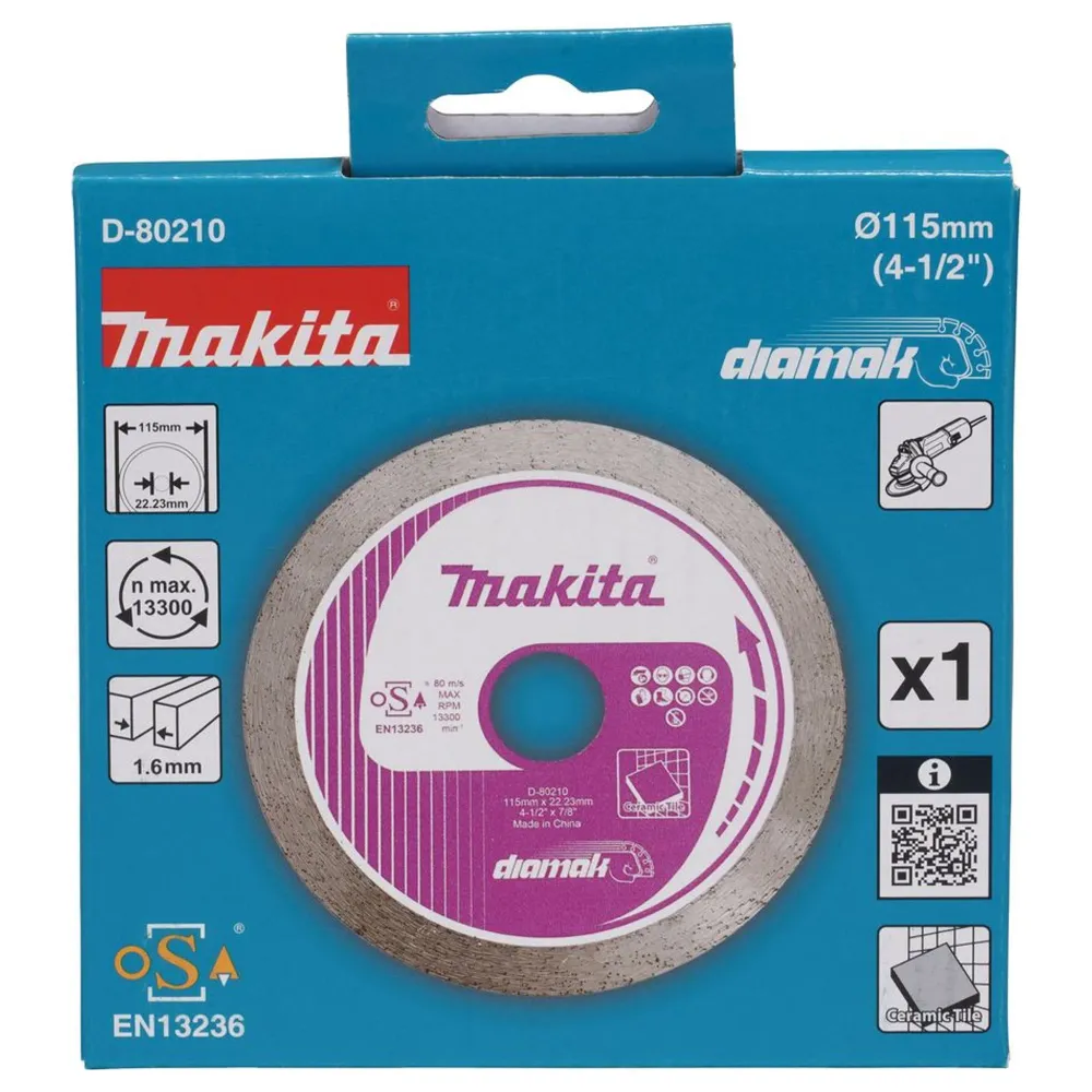 Makita D-80210 115 mm tarcza diamentowa z ciągłą koroną