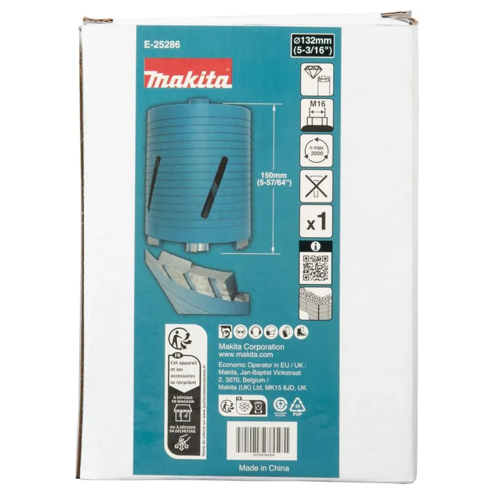 Makita E-25286 132mm M16 Dry Diamond Crown