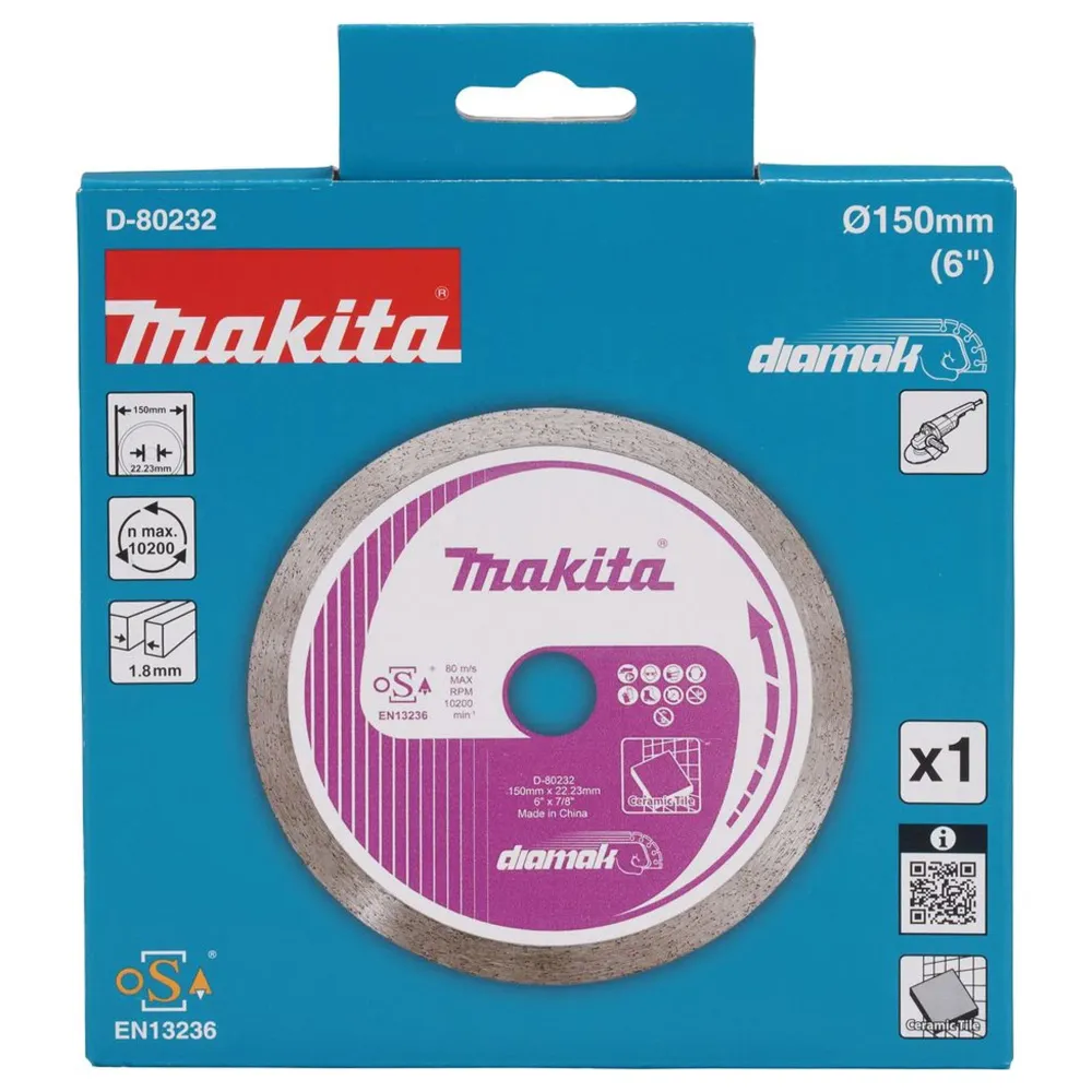 Makita D-80232 150mm Tarcza diamentowa z ciągłą koroną