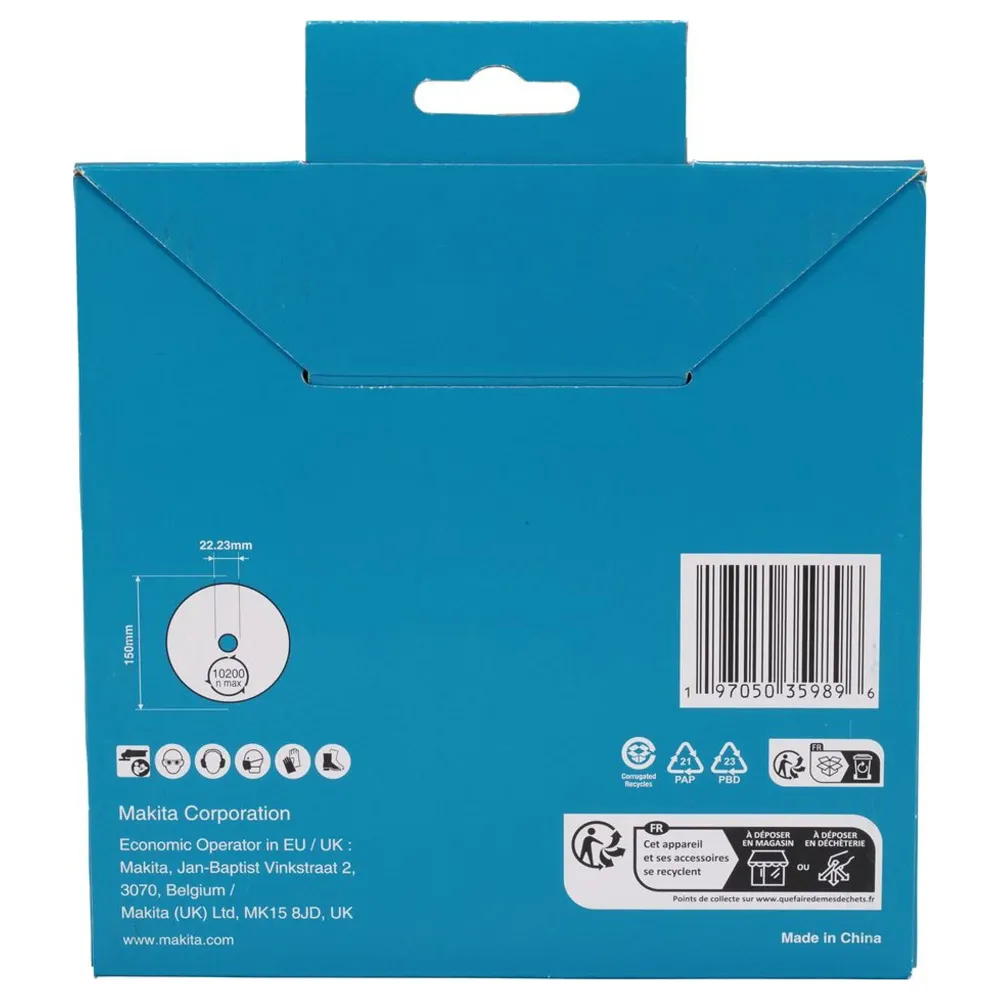 Makita D-80232 150mm Tarcza diamentowa z ciągłą koroną