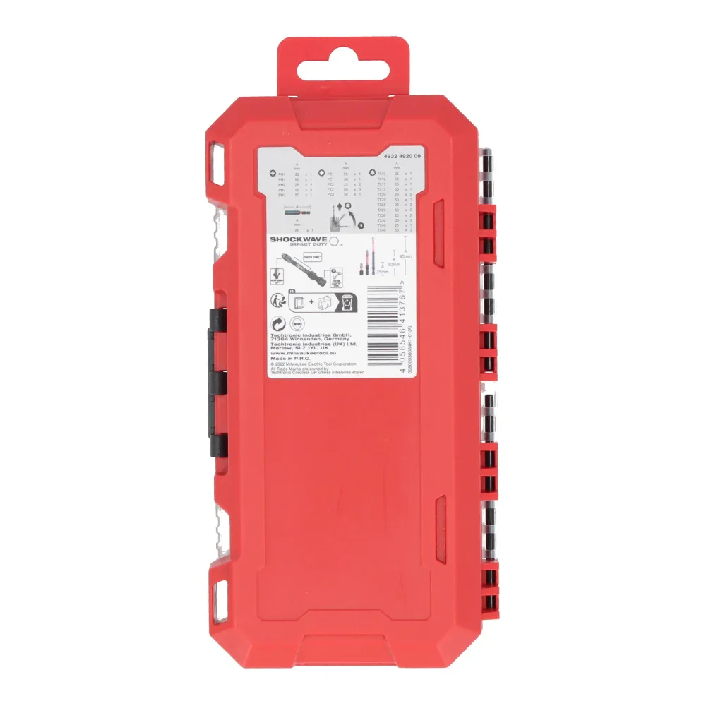 Milwaukee Shockwave Zestaw bitów udarowych 38 szt. ( 4932492009 ) PH / PZ / TX