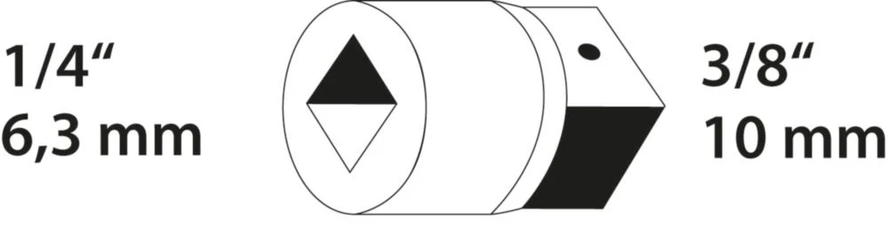 Powiększalnik GEDORE 2030 napęd 1/4 ″ ( 4000824390 )
