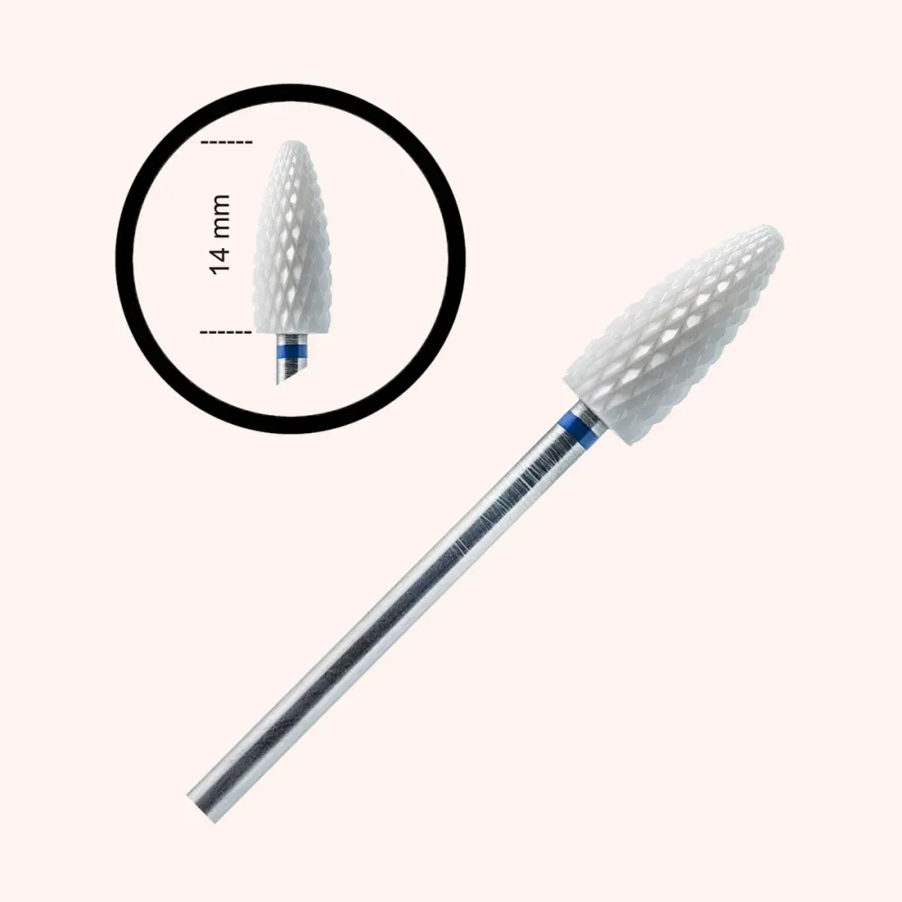Premium Bit ceramiczny w kształcie gruszki / średni