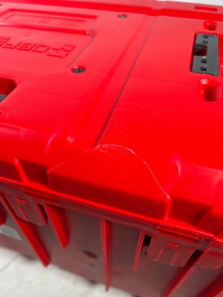 Qbrick System ONE Drawer 2 Toolbox 2.0 RED Ultra HD Niestandardowa skrzynka narzędziowa 587 x 380 x 340 mm 29 l z dwiema s...