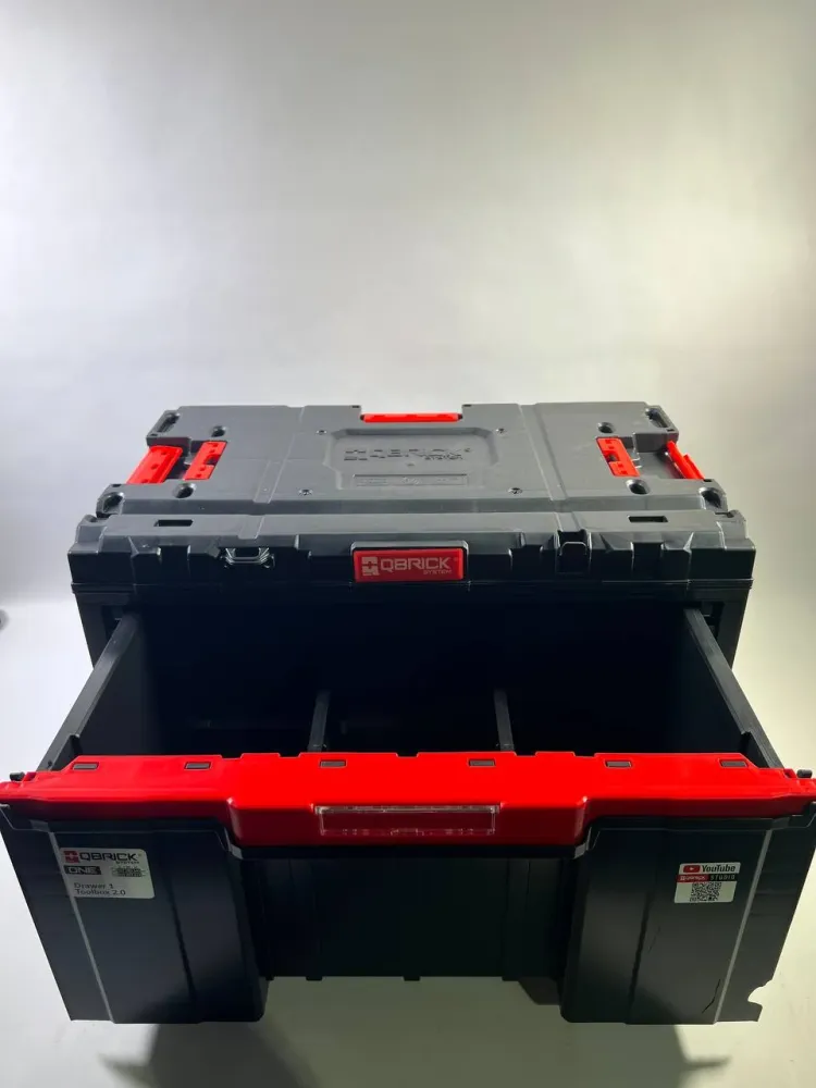 Qbrick System ONE Drawer 1 Toolbox 2.0 Toolbox 587 x 380 x 340 mm 32,5 L z jedną szufladą