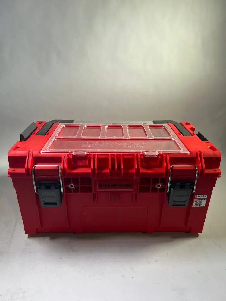 Qbrick System PRIME Toolbox 250 Expert RED ULTRA HD Custom z organizerem z możliwością sztaplowania 535 x 327 x 277 mm 26...