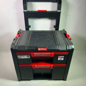 Qbrick System PRO Cart 2.0 Plus Drawer 2 mobilna skrzynia na kółkach 520 x 415 x 660 mm 9,5 l 12 l zdejmowany podwójny uch...