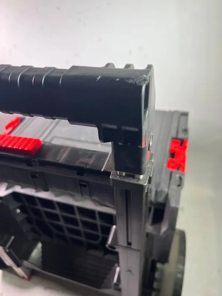 Qbrick System PRO Cart 2.0 Plus Drawer 2 mobilna skrzynia na kółkach 520 x 415 x 660 mm 9,5 l 12 l zdejmowany podwójny uch...