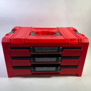Qbrick System PRO Drawer 3 Toolbox 2.0 Expert RED ULTRA HD Toolbox 450 x 310 x 244 mm 13,5 l z możliwością sztaplowania IP...