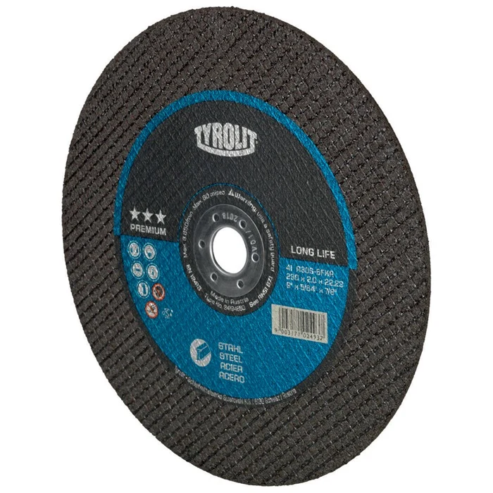 Tarcza tnąca Tyrolit PREMIUM LONGLIFE ( 4000845883 ) D125x2mm 41 F otwór prosty 22,23 mm