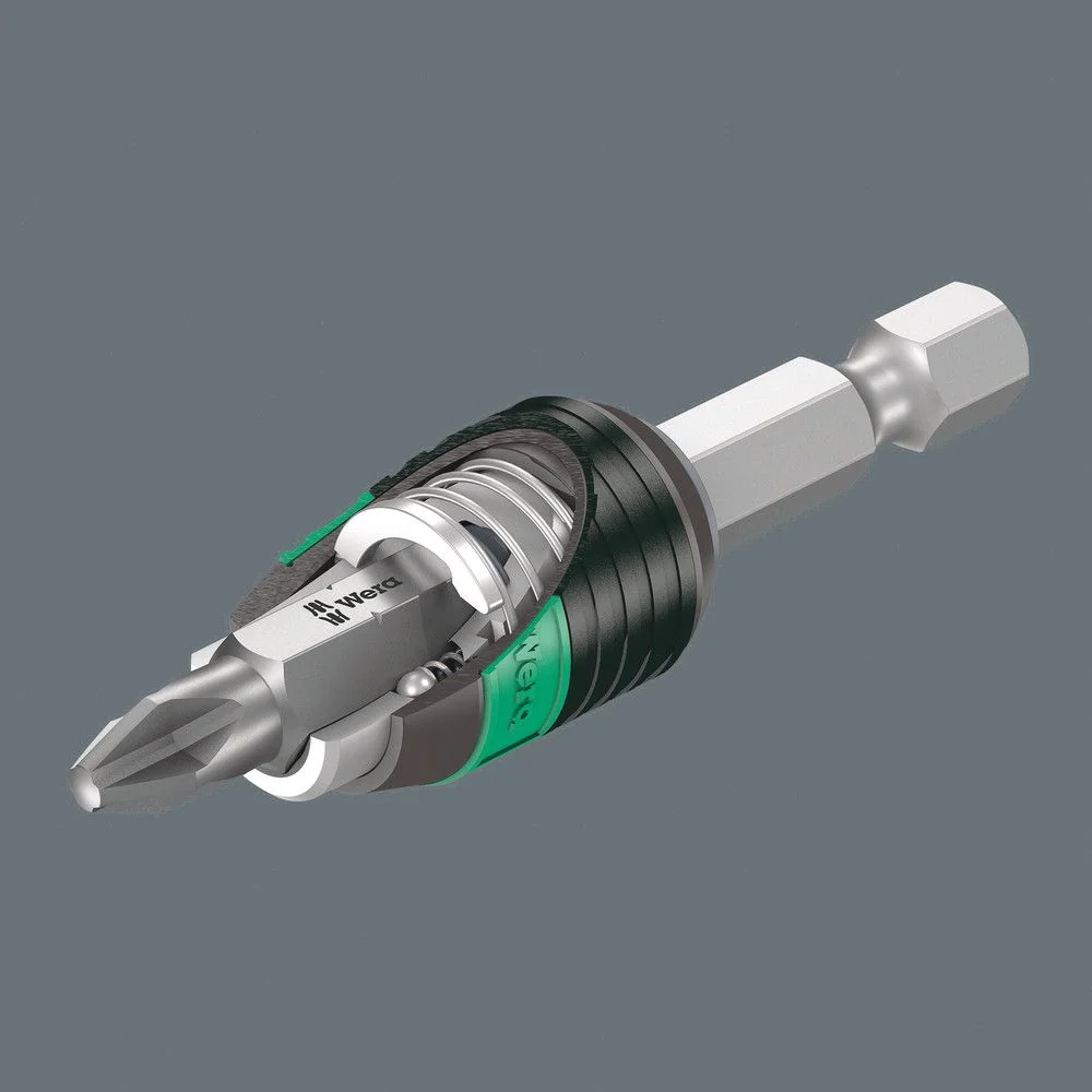 Uchwyt do bitów WERA 889/4/1 K Rapidaptor 1/4 ″ F 6.3 1/4 ″ C 6.3 + E 6.3 ( 4000829607 )