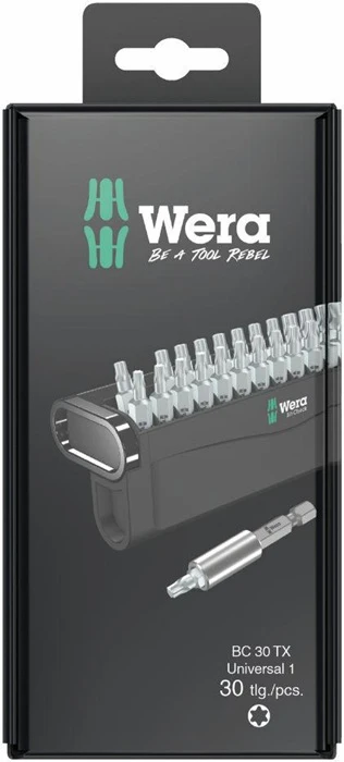 Wera Bit-Check 30 TX Universal 1 SB ( 4000828163 ) 30-częściowy zestaw bitów