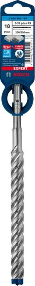 Wiertarka udarowa BOSCH Expert SDS-7X Ø 18,0 mm długość robocza 200 mm długość 265 mm ( 4000909487 )