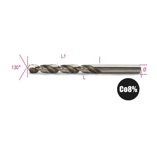 Wiertło cylindryczne krótkie HSS-Co 11,75mm | 415/11.75