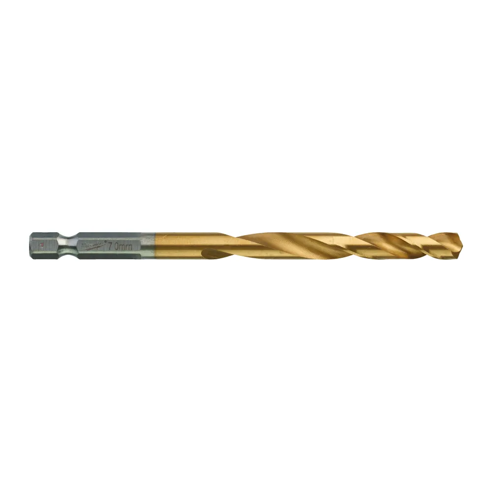 Wiertło ShW Hss-G TiN Red Hex 7,0mm do metalu | 4932478182