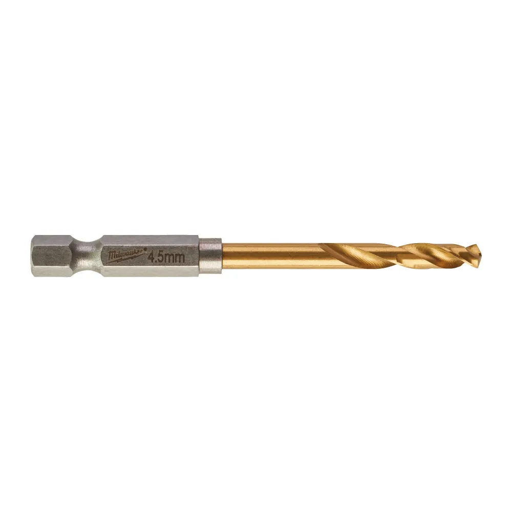 Wiertło ShW Hss-G TiN Red Hex 4,5mm do metalu | 4932478179