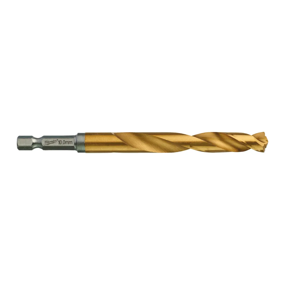 Wiertło ShW Hss-G TiN Red Hex 10,0mm do metalu | 4932478184