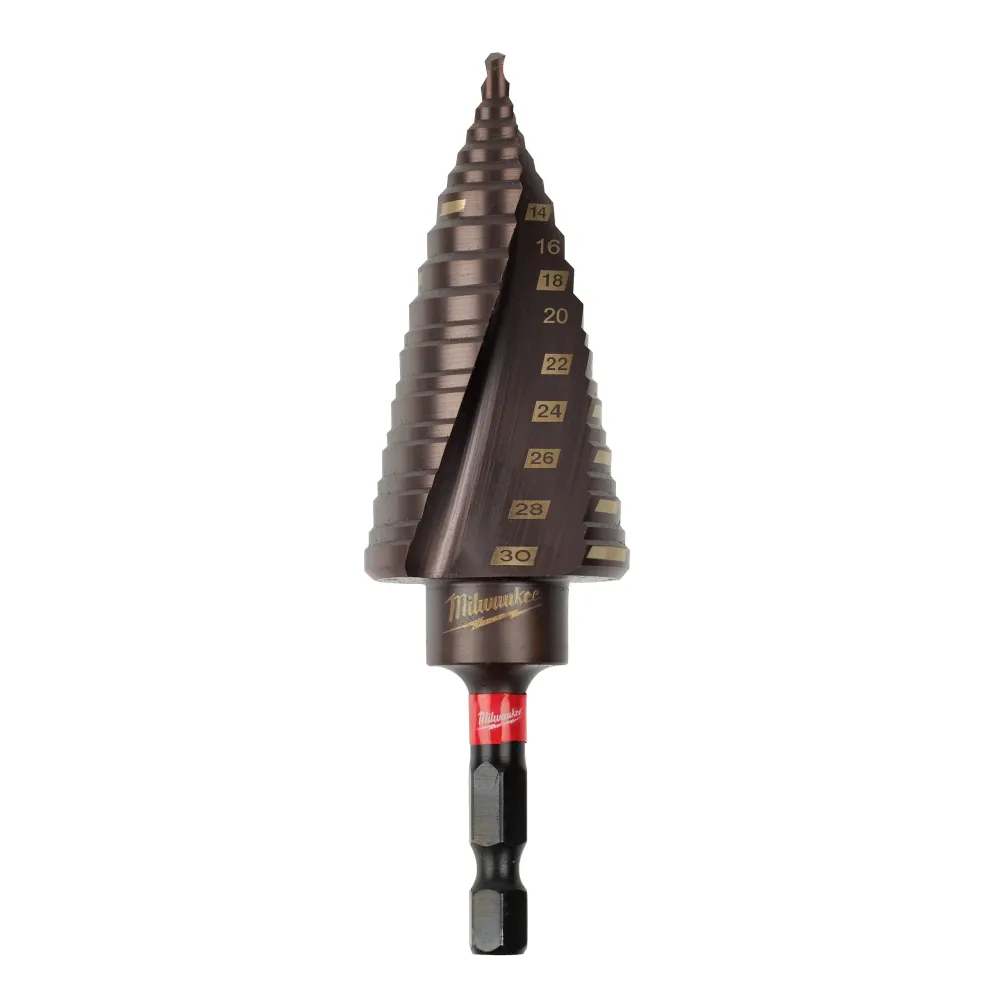 Wiertło stopniowe udarowe do metalu 4-30mm HEX1/4" | 48899265