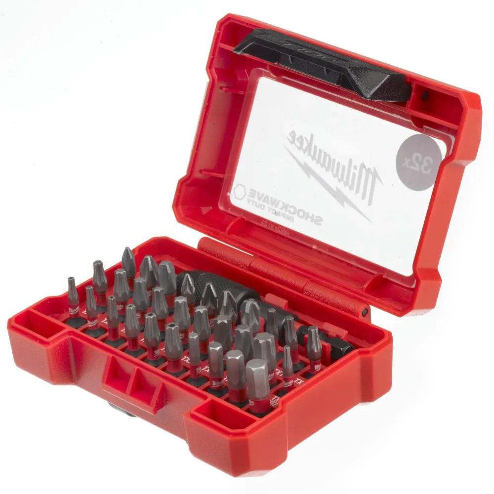 Zestaw bitów 32szt. Shockwave Impact Duty Compact Cassette | 4932464240