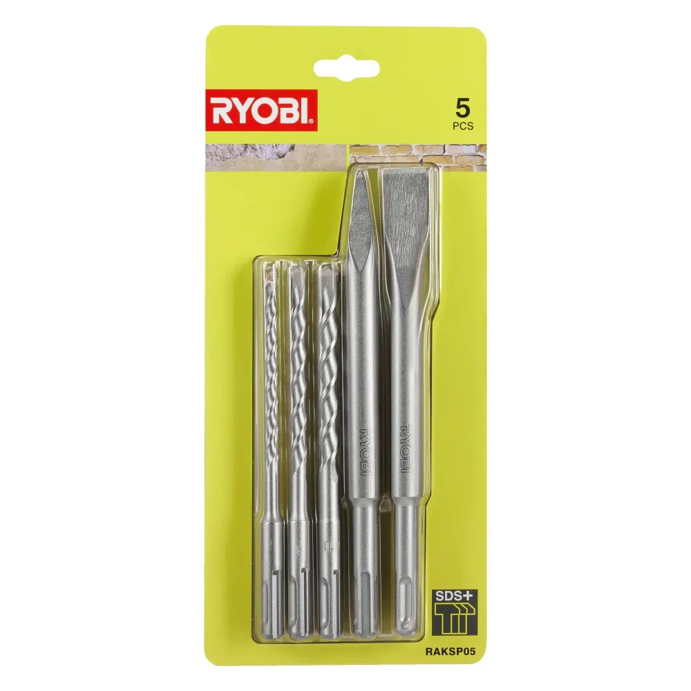 Zestaw bitów Ryobi RAKSP05 SDS plus