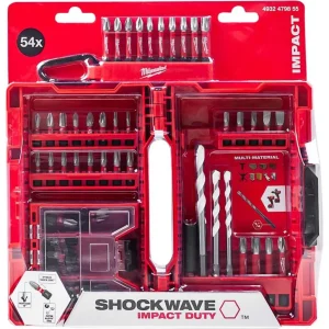 Zestaw bitów SHOCKWAVE Impact Duty 54szt + karabińczyk | 4932479855