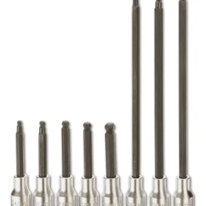 Zestaw nasadek 1/2" z końcówką trzpieniową kulistą 8sz | 920BP/SB8