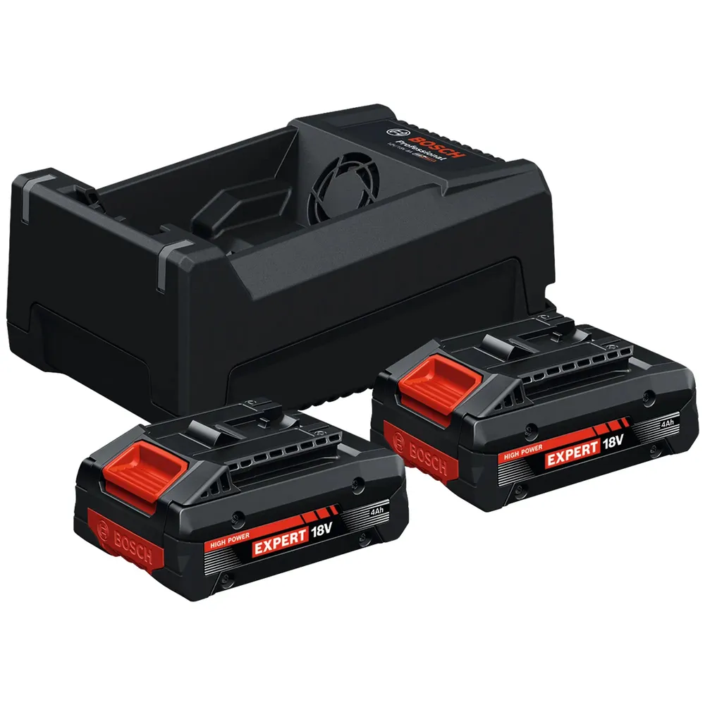 Zestaw startowy Bosch Professional 2x EXBA18V-40 + GAL 12V/18V-80 18V 4Ah