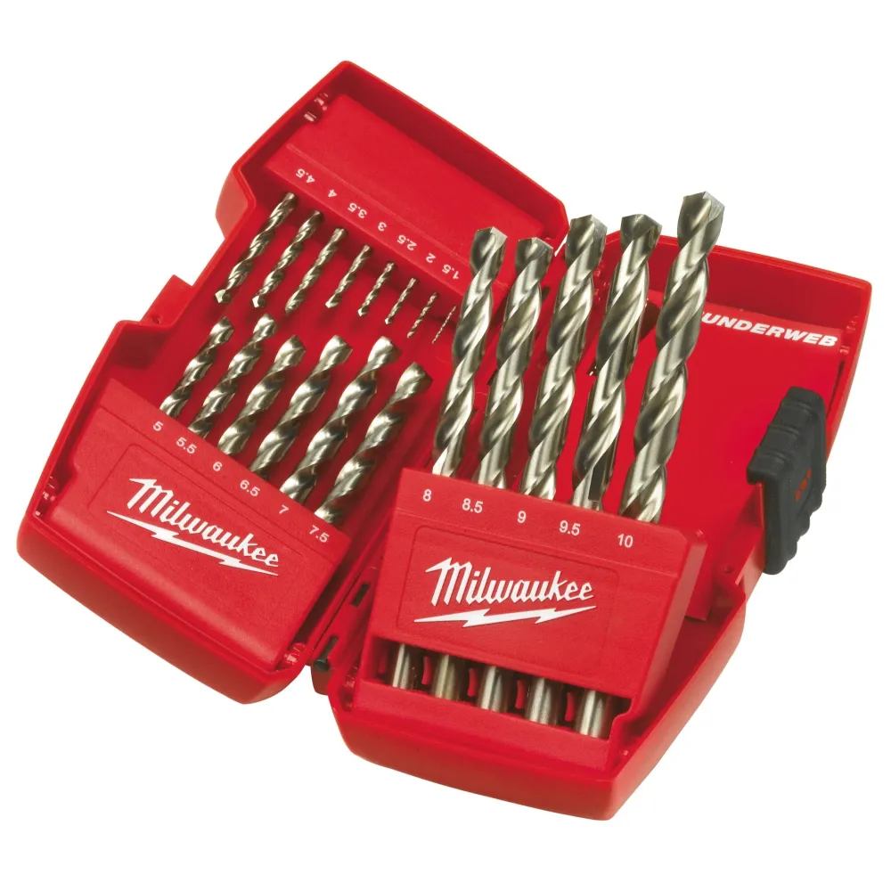 Zestaw wierteł THUNDERWEB do metalu /1-10mm/ 19szt. | 4932352374
