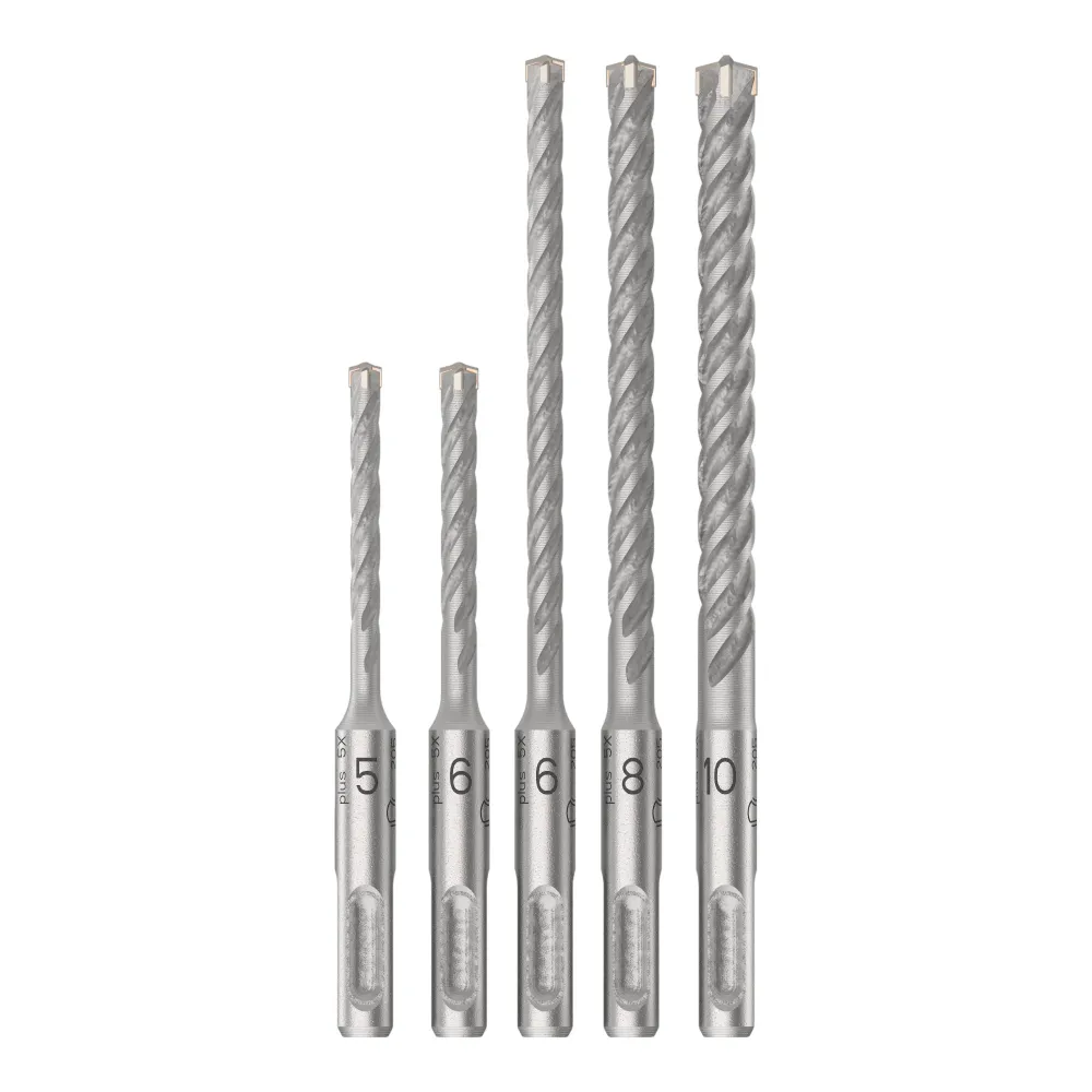 Zestaw wierteł udarowych Bosch PRO SDS Plus-5X 5 szt. 5 / 6 / 8 / 10 mm ( 2608833910 ) do młotów udarowo-obrotowych