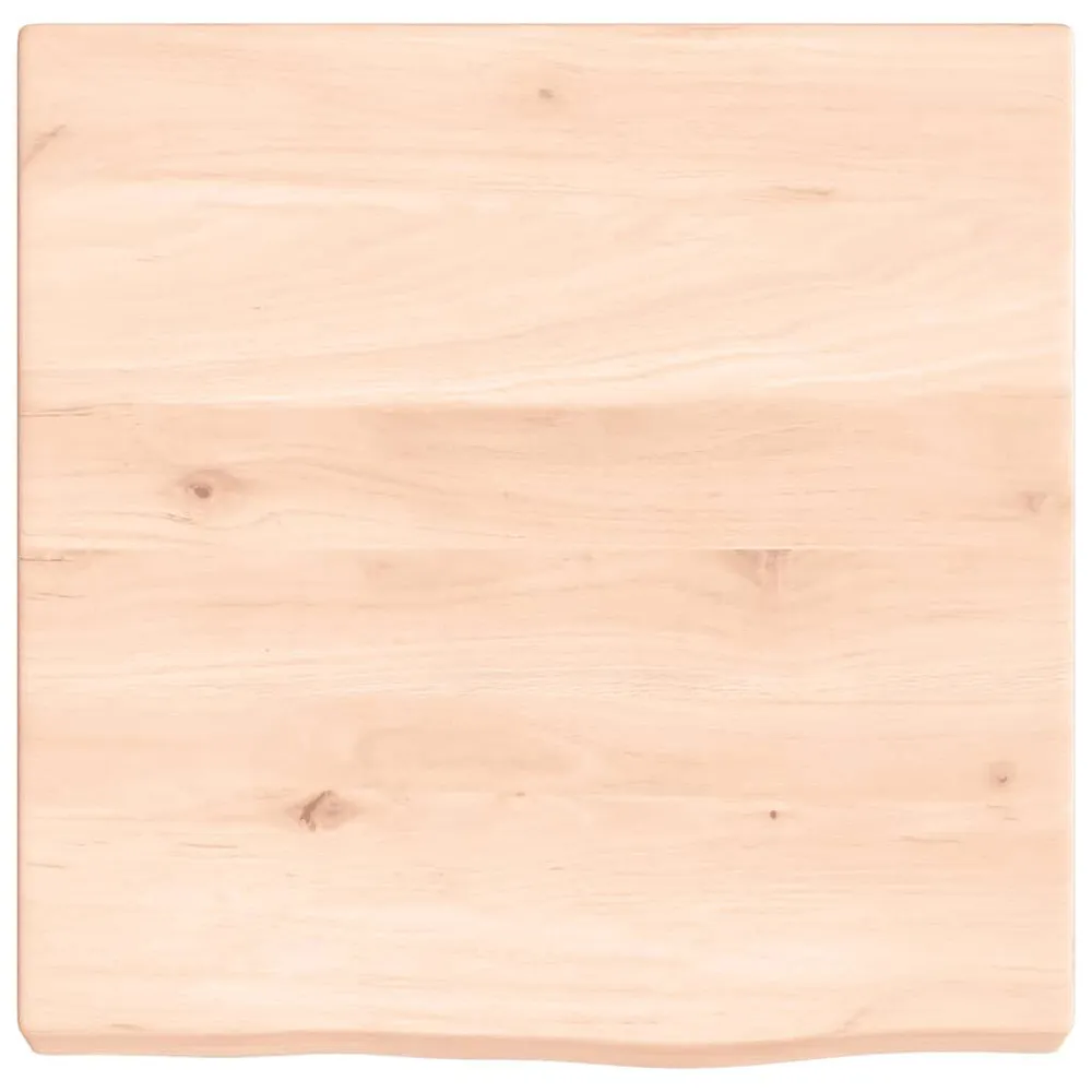 Blat do łazienki, 40x40x(2-4) cm, surowe, lite drewno