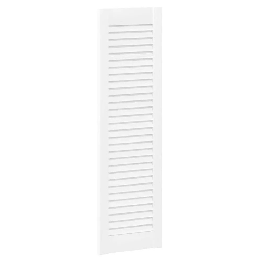 Drzwi do szafek żaluzjowe 2 szt. Białe 99x29,5 cm