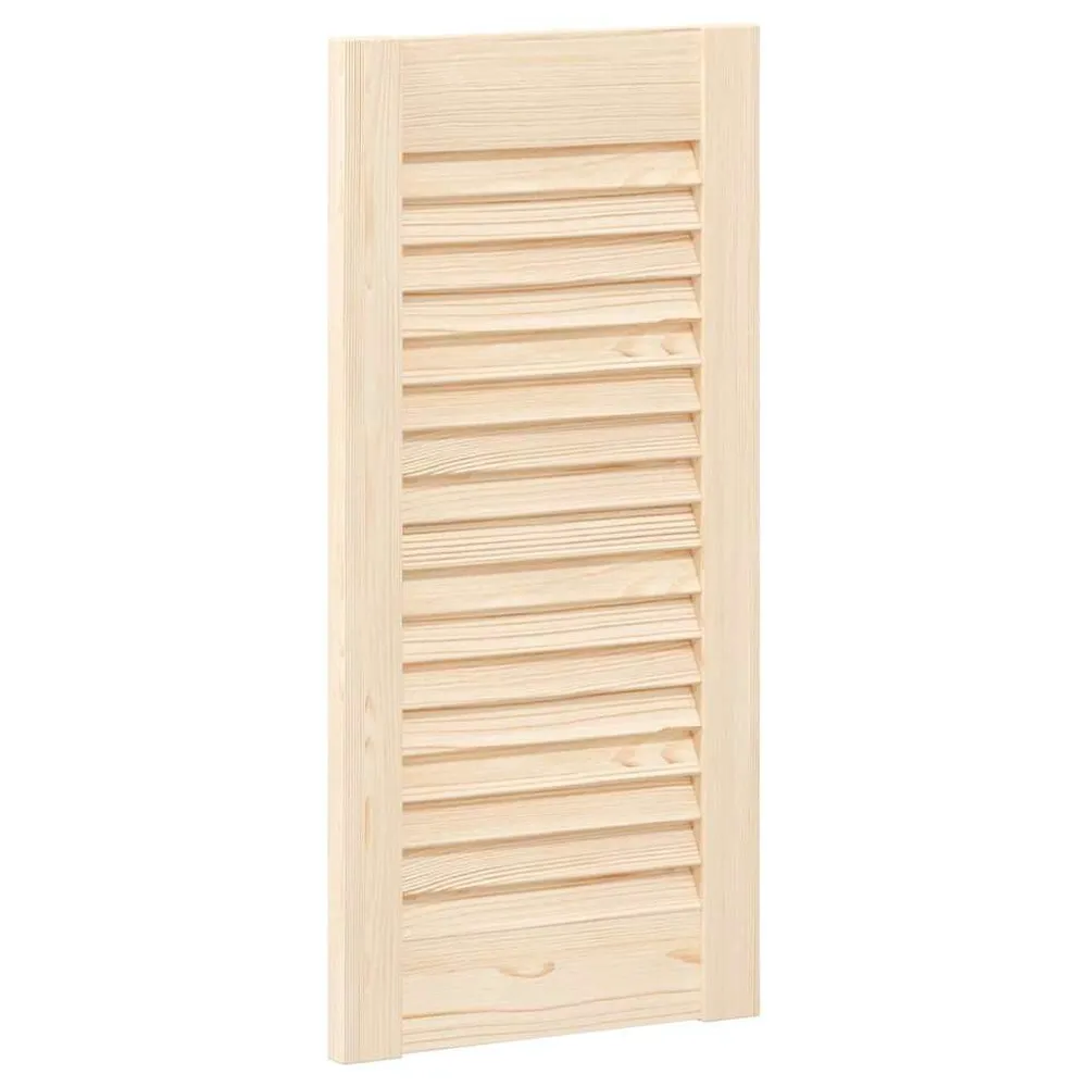 Drzwi szafkowe z żaluzją 61,5x29,5 cm lite drewno sosnowe