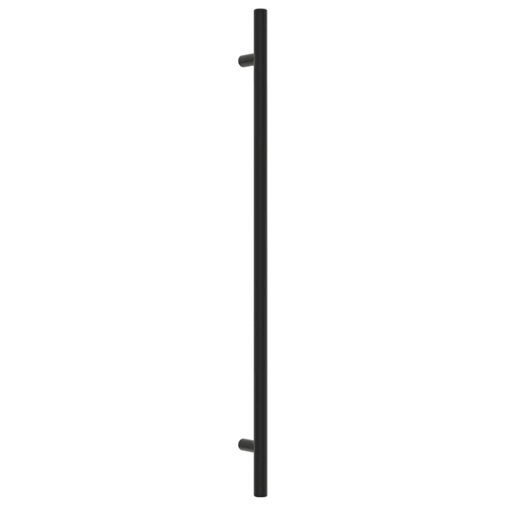 Uchwyty do szafek, 10 szt., czarne, 320 mm, stal nierdzewna