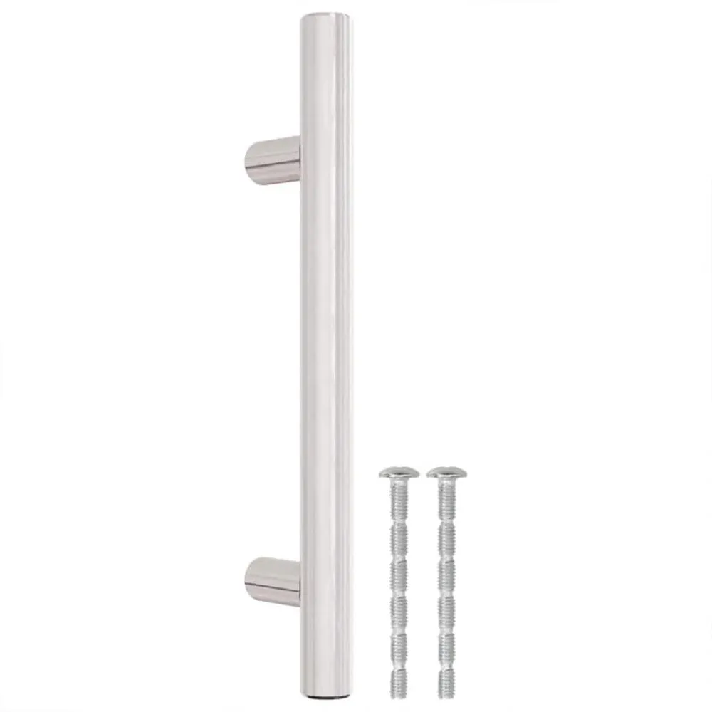 Uchwyty do szafek, 10 szt., srebrne, 96 mm, stal nierdzewna