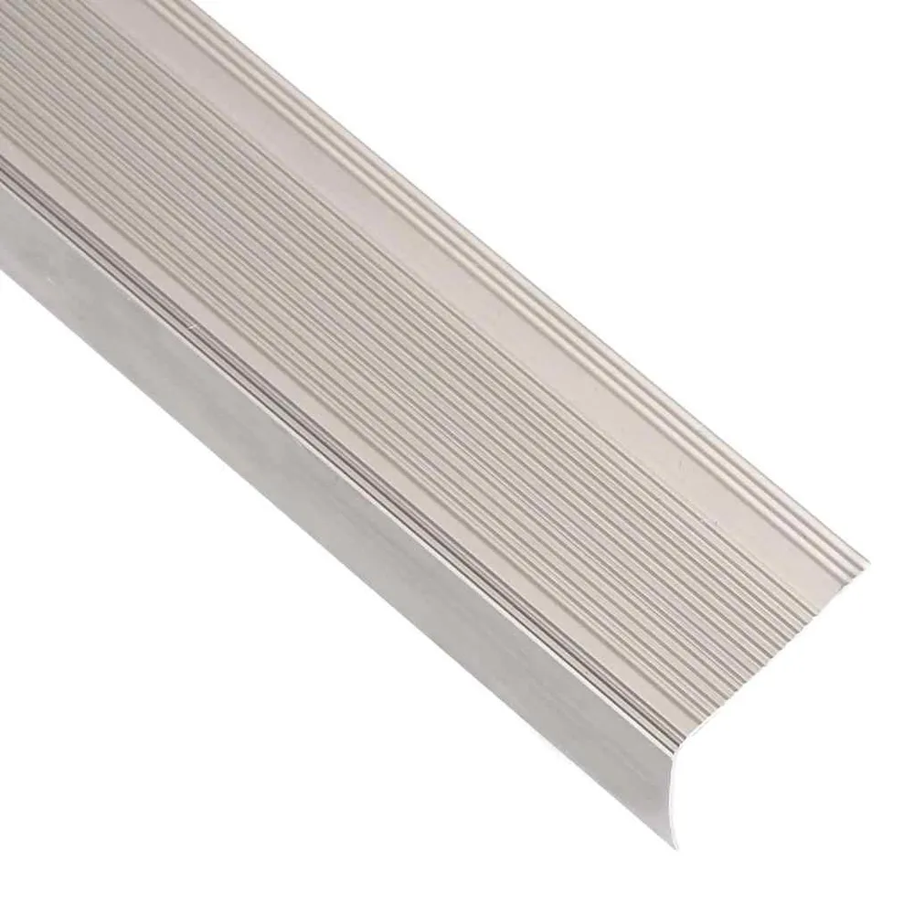 Listwy schodowe w kształcie litery L 15 szt. Aluminium 90 cm