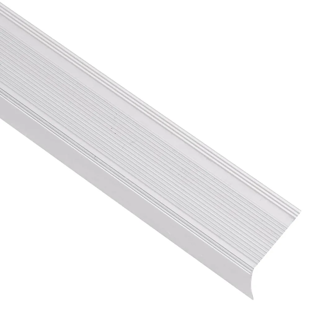 Listwy schodowe w kształcie litery L 15 szt. Aluminium 67 cm
