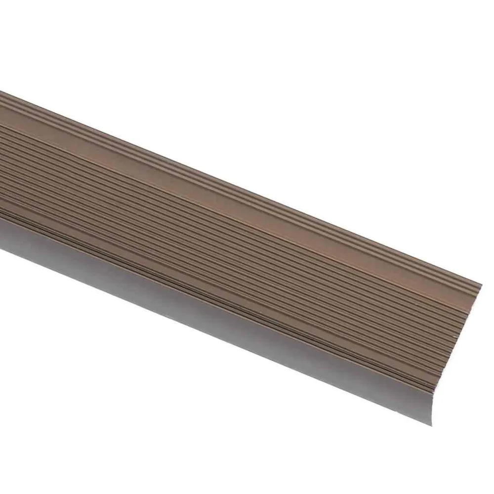 Listwy schodowe w kształcie litery L 15 szt. Aluminium 90 cm