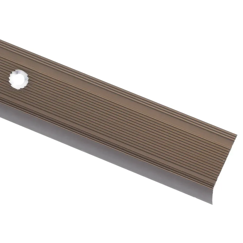 Listwy schodowe w kształcie litery L 10 szt. Aluminium 67 cm