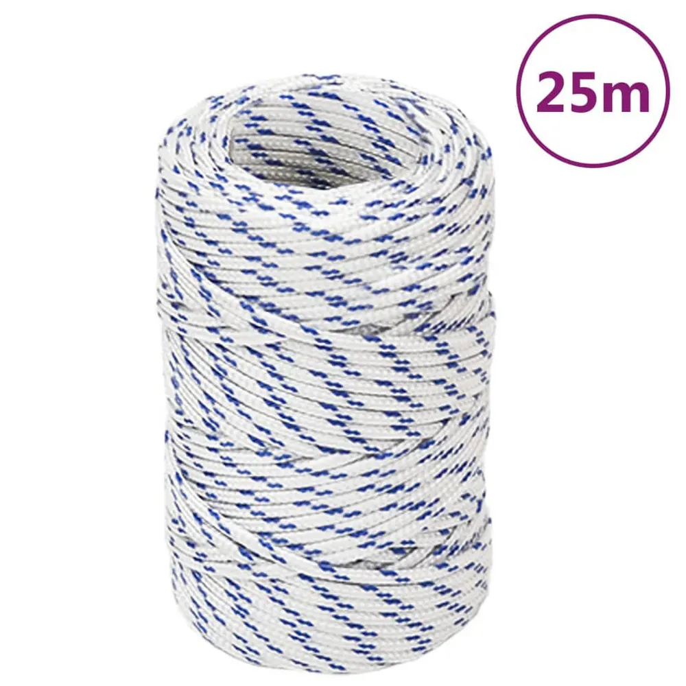 Linka żeglarska, biał, 2 mm, 25 m, polipropylen