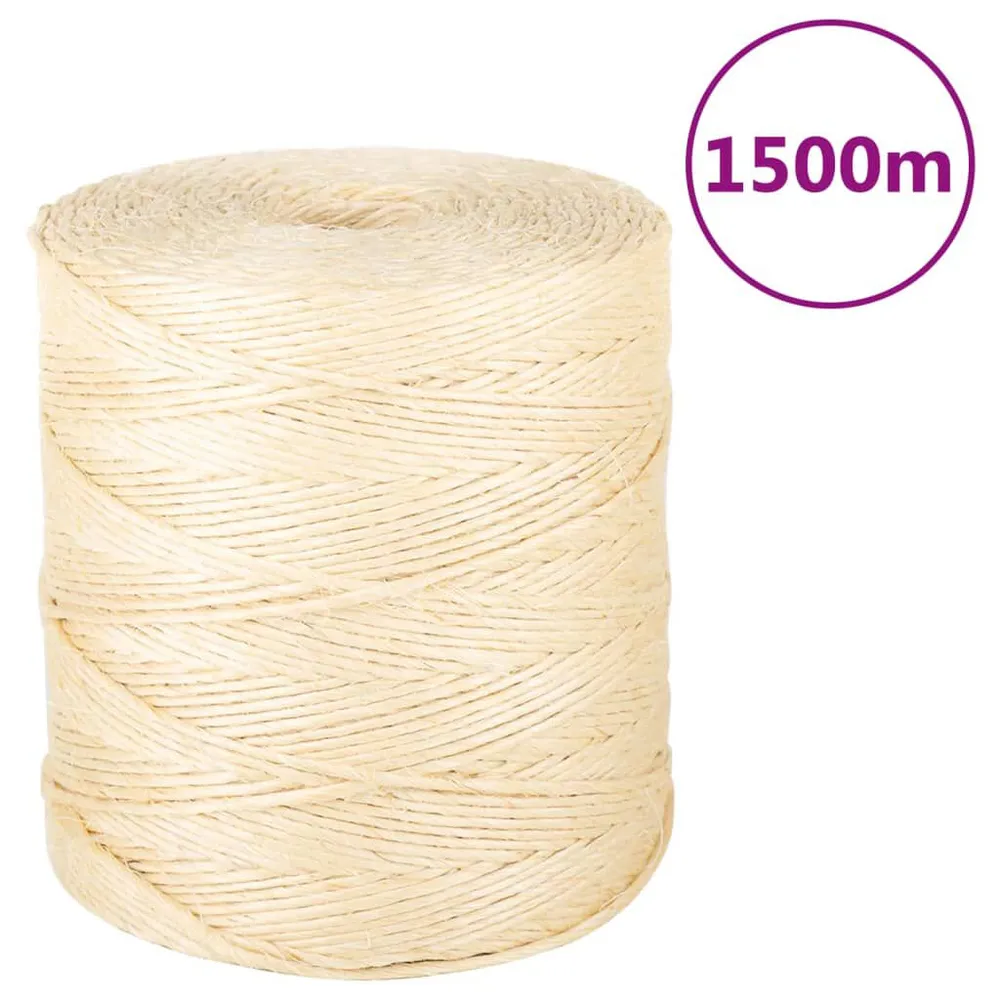 Sznur, sizal 100%, 2 mm, 1500 m