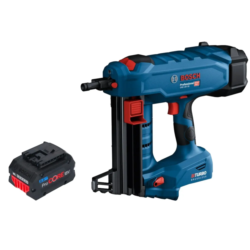 Akumulatorowa gwoździarka do betonu Bosch GNB 18V-38 Professional 18 V 13 - 38 mm BITURBO Brushless + 1x akumulator ProCOR...