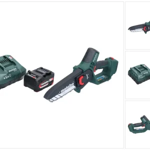 Akumulatorowa pilarka do gałęzi Metabo MS 18 LTX 15 18 V 15 cm 5 m/s + 1x akumulator 4,0 Ah + ładowarka
