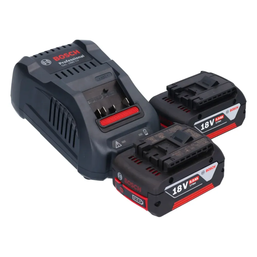 Akumulatorowa pilarka tarczowa Bosch GKS 18V-57-2 Professional 18 V 165 mm bezszczotkowa + 2x akumulator 5,0 Ah + ładowarka