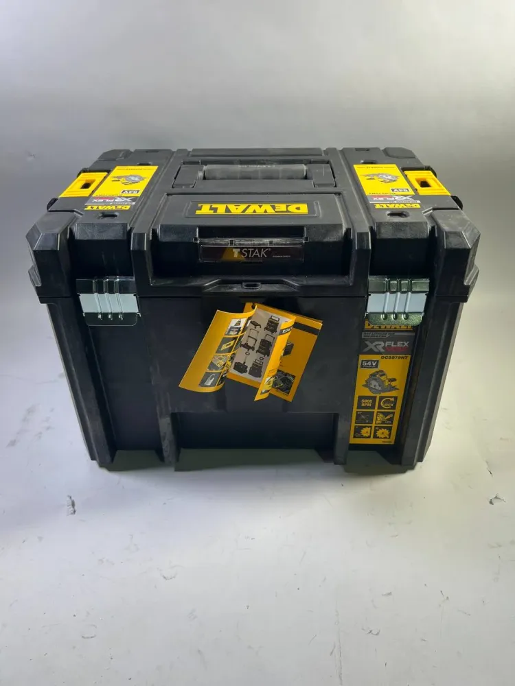 Akumulatorowa pilarka tarczowa DeWalt DCS 579 NT 54 V FlexVolt 190 mm bezszczotkowa + TSTAK - bez akumulatora, bez ładowarki