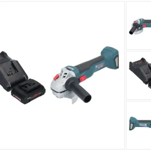 Akumulatorowa szlifierka kątowa Bosch GWS 18V-10 Professional 18 V 115 mm bezszczotkowa + 1x akumulator ProCORE 4,0 Ah + ł...