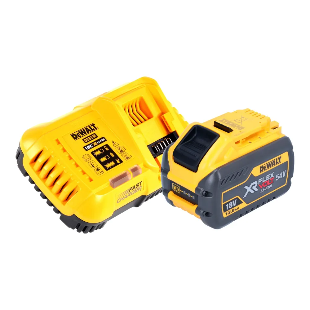 Akumulatorowa szlifierka kątowa DeWalt DCG 460 Y1 54 V 230 mm + 1x akumulator 12,0 Ah + ładowarka