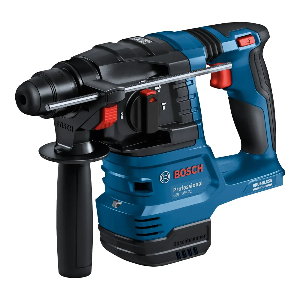Akumulatorowa wiertarko-wkrętarka udarowa Bosch GBH 18V-22 Professional 18 V 1,9 J SDS Plus Brushless ( 0611924001 ) + L-B...