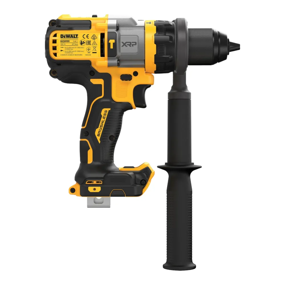 Akumulatorowa wiertarko-wkrętarka udarowa DeWalt DCD 999 D2 18 V 95 Nm bezszczotkowa + 2x akumulator 2,0 Ah + ładowarka