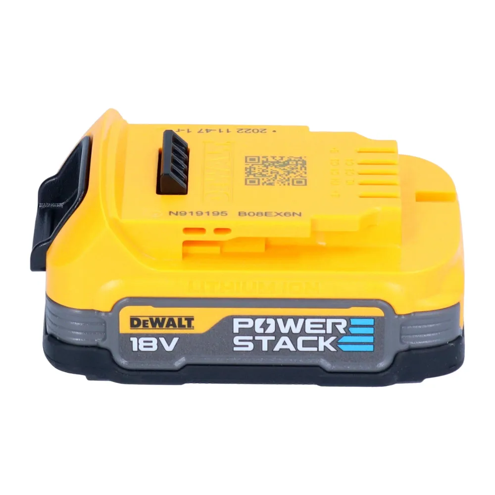 Akumulatorowa wiertarko-wkrętarka udarowa DeWalt DCD 999 N 18 V 95 Nm bezszczotkowa + 1x akumulator Powerstack 1,7 Ah - be...